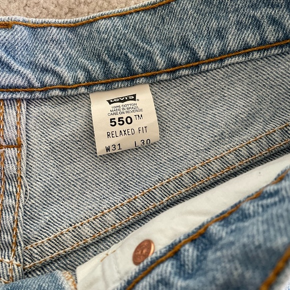 Levi’s 550 Orange Tab Relaxed Fit Men’s 31x30 (Women’s Size 29) - Picture 12 of 13